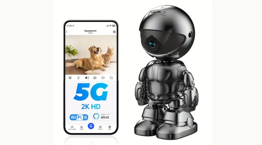 Bezprzewodowa kamera bezpieczeństwa robota 2K HD